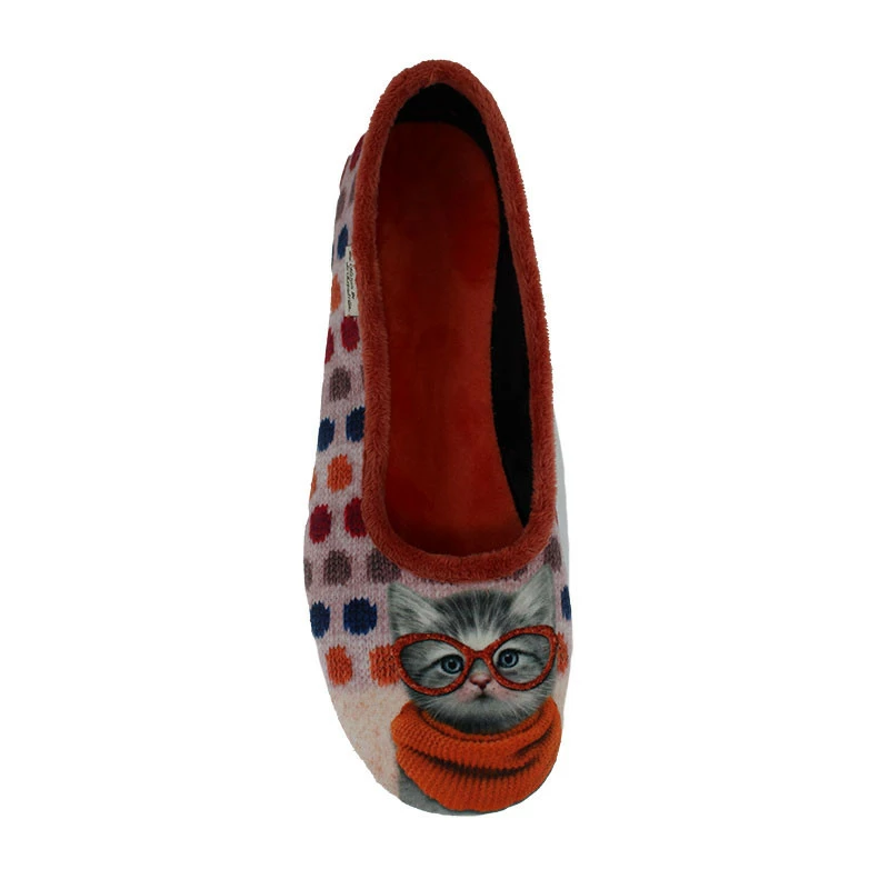 LA MAISON DE L'ESPADRILLE Chaussons Ballerines Pour Femme 6040 5 LA MAISON DE L'ESPADRILLE Chaussons Ballerines Pour Femme 6040 – Image 5