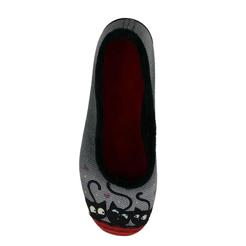 LA MAISON DE L'ESPADRILLE Chaussons Ballerines Pour Femme 6055 5 LA MAISON DE L'ESPADRILLE Chaussons Ballerines Pour Femme 6055 – Image 5