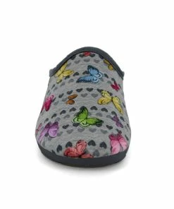 LA MAISON DE L'ESPADRILLE Chaussons Mules Pour Femme 6972 - Papillon -Comfortable Women's Shoes 6972 papillon 2