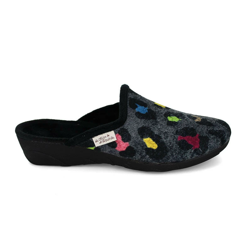 LA MAISON DE L'ESPADRILLE Chaussons Mules Pour Femme 6974 1 LA MAISON DE L'ESPADRILLE Chaussons Mules Pour Femme 6974