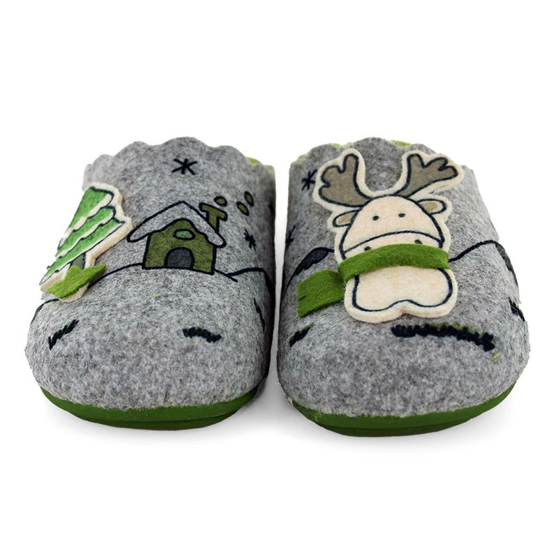 LA MAISON DE L'ESPADRILLE Chaussons Mules Pour Femme 9064 3 LA MAISON DE L'ESPADRILLE Chaussons Mules Pour Femme 9064 – Image 3