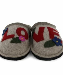 HAFLINGER Chaussons Mules Pour Femme Flair Love 7 HAFLINGER Chaussons Mules Pour Femme Flair Love -Comfortable Women's Shoes flair love 2
