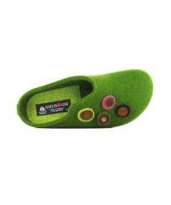 HAFLINGER Chaussons Mules Pour Femme Grizzly Kanon -Comfortable Women's Shoes grizzly kanon 4